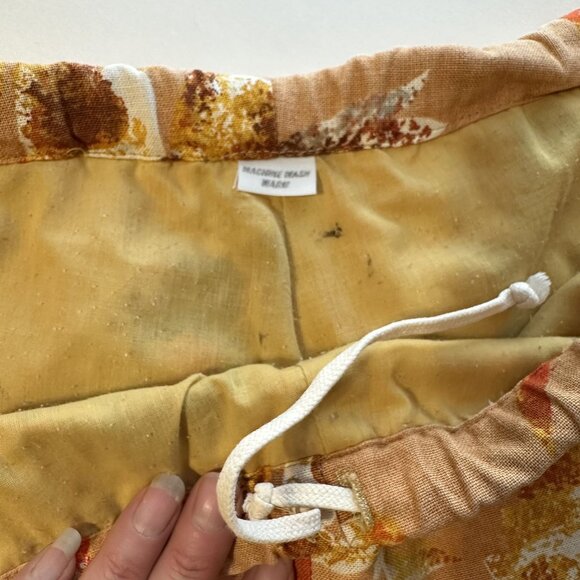 Vtg Cheeters Mens Swim Shorts Surf Line Hawaii Floral Drawstring Large Cotton - Picture 3 of 8